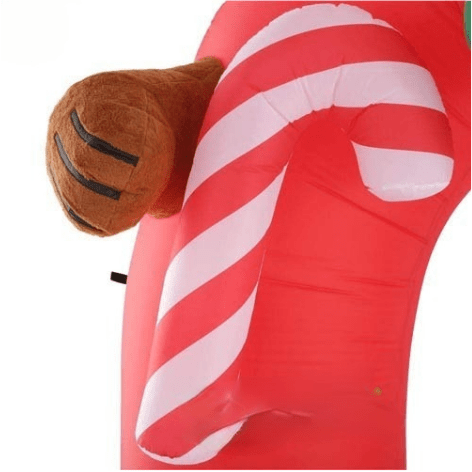 Gemmy Inflatables Christmas Inflatables 11' ANIMATED Plush Teddy Bear Archway w/ Wiggling Bow Tie by Gemmy Inflatables 781880208471 19955 11' ANIMATED Plush Teddy Bear Archway Bow Tie by Gemmy Inflatables