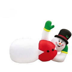 Gemmy Inflatables Christmas Inflatables 20' Lazy Lounging Snowman by Gemmy Inflatable Y160