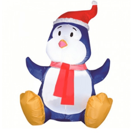 Gemmy Inflatables Christmas Inflatables 3 1/2' Christmas Baby Penguin by Gemmy Inflatables 86196 3 1/2' Christmas Baby Penguin by Gemmy Inflatables SKU# 86196