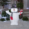 Image of Gemmy Inflatables Christmas Inflatables 3 1/2' Frosty the Snowman Holding a Candy Cane by Gemmy Inflatables 781880274346 119147