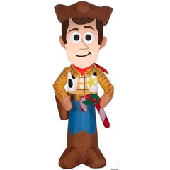 Gemmy Inflatables Christmas Inflatables 3 1/2' Toy Story 4 Sheriff Woody w/ Candy Cane by Gemmy Inflatables 781880204466 115169-1292362