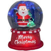 Image of Gemmy Inflatables Christmas Inflatables 5.5' Animated Christmas Santa Spinning Snow Globe by Gemmy Inflatables 781880240945 112154