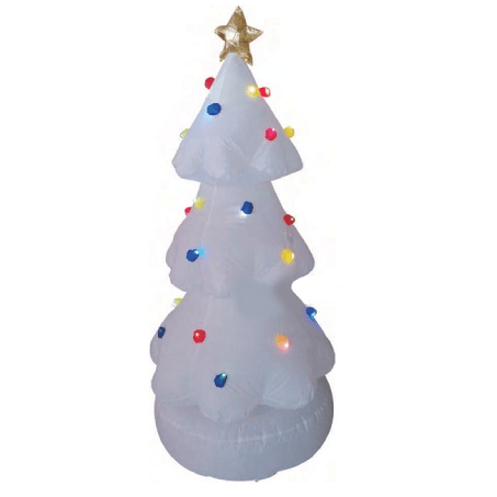 Gemmy Inflatables Christmas Inflatables 6' LED White Color Changing Christmas Tree by Gemmy Inflatables QM2014C0056-180N 6' LED White Color Changing Christmas Tree by Gemmy Inflatables SKU# QM2014C0056-180N