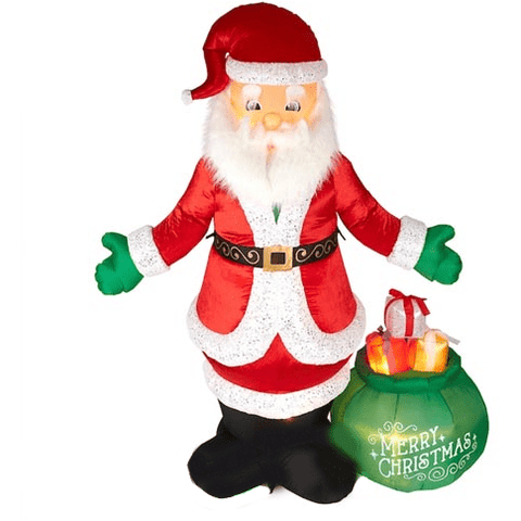 Gemmy Inflatables Christmas Inflatables 8 1/2' Mixed Media Lux Santa Claus by Gemmy Inflatable 117240 - 2127397 8 1/2' Mixed Media Lux Santa Claus Gemmy Inflatable 117240 - 2127397