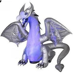 Gemmy Inflatables Dolls, Playsets & Toy Figures 11.5' Projection Animated White Dragon by Gemmy Inflatables 781880251569 999603-221384