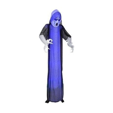 Gemmy Inflatables Halloween Inflatables 12' Short Circuit Frightened Ghost with BLACK Overlay by Gemmy Inflatable 72950 12' Short Circuit Frightened Ghost with BLACK Overlay by Gemmy Inflatable SKU# 72950