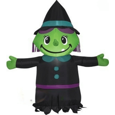 Gemmy Inflatables Halloween Inflatables 3 1/2' Friendly Halloween Witch by Gemmy Inflatables 71933