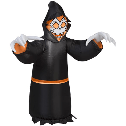 Gemmy Inflatables Halloween Inflatables 3 1/2' Reaper w/ Skeleton Face by Gemmy Inflatables 71214 3 1/2' Reaper w/ Skeleton Face by Gemmy Inflatables SKU# 71214