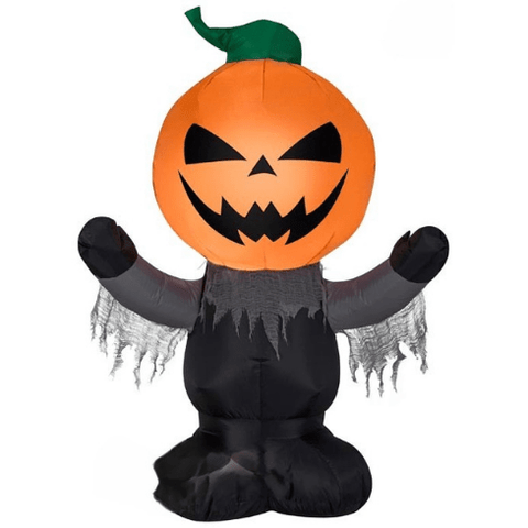 Gemmy Inflatables Halloween Inflatables 3 1/2' Scary Pumpkin Reaper by Gemmy Inflatables 781880209959 74606