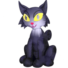Gemmy Inflatables Halloween Inflatables 3 1/2' Sitting Scary Black Cat by Gemmy Inflatables 53987 3 1/2' Sitting Scary Black Cat by Gemmy Inflatables SKU# 53987