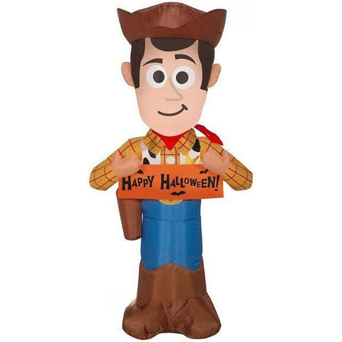 Gemmy Inflatables Halloween Inflatables 3 1/2' Toy Story 4 Sheriff Woody w/ Halloween Banner by Gemmy Inflatables 781880239512 222966 3 1/2' Toy Story 4 Sheriff Woody Halloween Banner by Gemmy Inflatables
