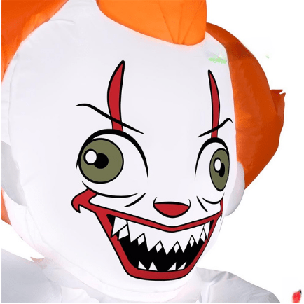 Gemmy Inflatables Halloween Inflatables 3' Halloween Car Buddy Pennywise IT by Gemmy Inflatable 781880209263 591647939