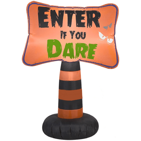 Gemmy Inflatables Halloween Inflatables 3  ½" Halloween  "Enter if You Dare " Sign by Gemmy Inflatable