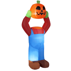 Gemmy Inflatables Halloween Inflatables 4' Headless Pumpkin Ghoul by Gemmy Inflatable OC-40574 4' Headless Pumpkin Ghoul by Gemmy Inflatable SKU# OC-40574