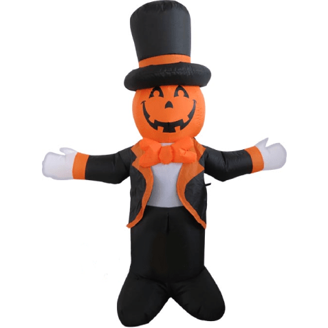 4' Pumpkin Head Man with Bow Tie SKU: LDO2015C1200-120
