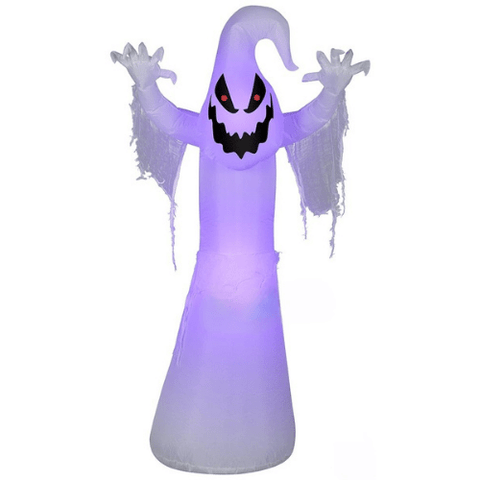 Gemmy Inflatables Halloween Inflatables 5' Halloween Black Light Ghost Ghoul by Gemmy Inflatable 4' Nickelodeon Spongebob Squarepants in Witch Costume Gemmy Inflatable