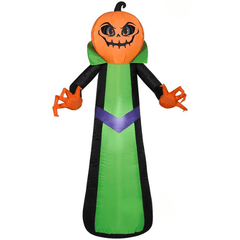 Gemmy Inflatables Halloween Inflatables 5' Pumpkin Reaper by Gemmy Inflatable 224127 5' Pumpkin Reaper by Gemmy Inflatable sku#224127