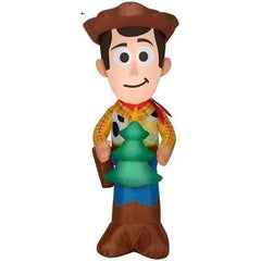 Gemmy Inflatables Halloween Inflatables 5' Toy Story's Woody Holding Small Christmas Tree by Gemmy Inflatables 781880246770 119066