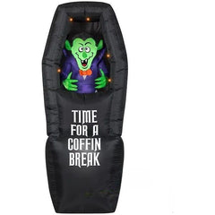 Gemmy Inflatables Halloween Inflatables 7' Halloween Animated Vampire Rising In Coffin by Gemmy Inflatable 225315 - 3639247