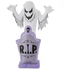 Gemmy Inflatables Halloween Inflatables 7' Halloween Kaleidoscope Ghost on Tombstone by Gemmy Inflatable 225833