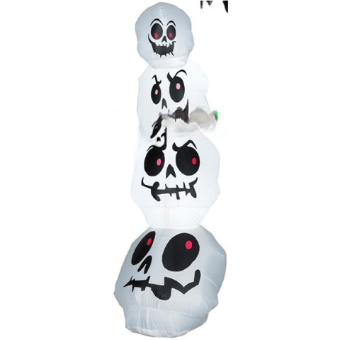 Gemmy Inflatables Halloween Inflatables 7' Skinny Slender Skull Stack by Gemmy Inflatable 63376