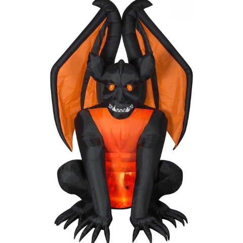 Gemmy Inflatables Halloween Inflatables 8' Halloween Projection Fire & Ice Gargoyle by Gemmy Inflatable 221866