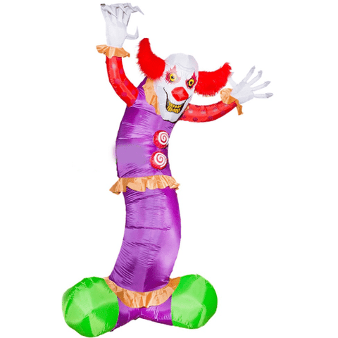 Gemmy Inflatables Halloween Inflatables 9 1/2" Animated Giant Scary Clown by Gemmy Inflatable M38237 9 1/2" Animated Giant Scary Clown by Gemmy Inflatable SKU# M38237