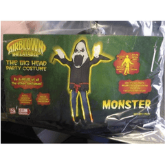 Gemmy Inflatables Halloween Inflatables Gemmy Airblown Inflatable Big Head Monster Costume by Gemmy Inflatable 781880213079 27648