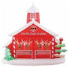 Image of Gemmy Inflatables Inflatable Party Decorations 10' Christmas Santa's North Pole Stables with Reindeer Scene by Gemmy Inflatables 781880274452 GTC00833-10 6' Christmas Mixed Media Beach Snowman Hat Pail by Gemmy Inflatables