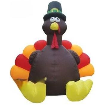 Gemmy Inflatables Inflatable Party Decorations 11' Giant Thanksgiving Turkey by Gemmy Inflatables 781880274698 Y810 11' Giant Thanksgiving Turkey by Gemmy Inflatables SKU# Y810