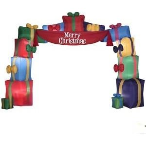 Gemmy Inflatables Inflatable Party Decorations 18.5' Giant Christmas Presents Archway w/ Banner by Gemmy Inflatables 781880241041 116550