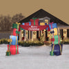 Image of Gemmy Inflatables Inflatable Party Decorations 18.5' Giant Christmas Presents Archway w/ Banner by Gemmy Inflatables 781880241041 116550
