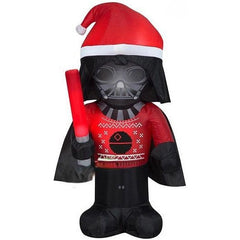 Gemmy Inflatables Inflatable Party Decorations 3 1/2' Darth Vader In Ugly Sweater by Gemmy Inflatables 781880241430 116485