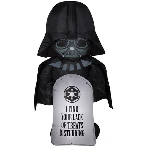 Gemmy Inflatables Inflatable Party Decorations 3 1/2' Disney Star Wars Darth Vader w/ Tombstone by Gemmy Inflatables 781880239338 225042