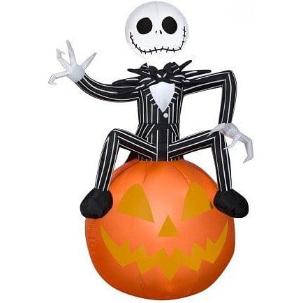 jack skellington with pumpkin