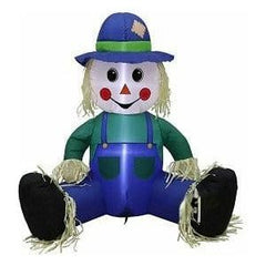 Gemmy Inflatables Inflatable Party Decorations 3 1/2' Harvest Scarecrow Boy Thanksgiving by Gemmy Inflatables 781880275220 GTF00046-3