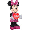 Image of Gemmy Inflatables Inflatable Party Decorations 3 1/2' Valentine's Day Disney Minnie Mouse Holding "LOVE" Heart by Gemmy Inflatables 3 1/2' Christmas Disney Minnie Mouse Winter Outfit Gemmy Inflatables