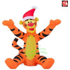 Image of Gemmy Inflatables Inflatable Party Decorations 3 1/2' Winnie The Pooh’s Tigger w/ Santa Hat by Gemmy Inflatables 781880218951 880790