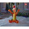 Image of Gemmy Inflatables Inflatable Party Decorations 3 1/2' Winnie The Pooh’s Tigger w/ Santa Hat by Gemmy Inflatables 781880218951 880790