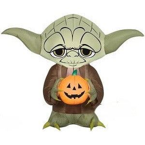 Gemmy Inflatables Inflatable Party Decorations 3 1/2' Yoda Holding Pumpkin by Gemmy Inflatables 781880239499 222949