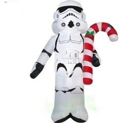 Gemmy Inflatables Inflatable Party Decorations 3.5' Star Wars Stormtrooper Holding Candy Cane by Gemmy Inflatables 781880206477 37344