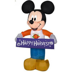 Gemmy Inflatables Inflatable Party Decorations 3.5' Thanksgiving Harvest Mickey Mouse by Gemmy Inflatables 781880205210 226999