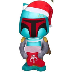 Gemmy Inflatables Inflatable Party Decorations 3' Star Wars Boba Fett Holding Stocking by Gemmy Inflatables 116017