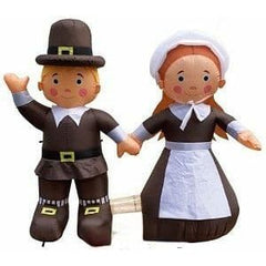 Gemmy Inflatables Inflatable Party Decorations 4 1/2' Thanksgiving Pilgrim Boy & Girl COMBO by Gemmy Inflatables 781880280774 Y8200