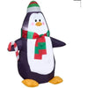 Image of Gemmy Inflatables Inflatable Party Decorations 4' Christmas Penguin w/ Candy Cane by Gemmy Inflatables 117669