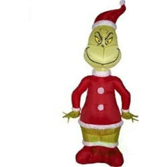 Gemmy Inflatables Inflatable Party Decorations 4' Grinch Dressed As Santa by Gemmy Inflatables 781880204145 110074