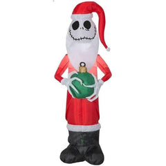 Gemmy Inflatables Inflatable Party Decorations 4' Jack Skellington Dressed As Santa by Gemmy Inflatables 781880206699 110509