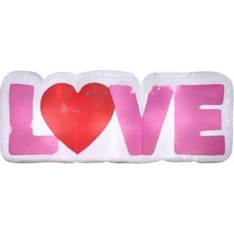 Gemmy Inflatables Inflatable Party Decorations 4' Valentine's Day LOVE Sign by Gemmy Inflatables 781880256984 441071 4' Valentine's Day LOVE Sign by Gemmy Inflatables SKU#441071