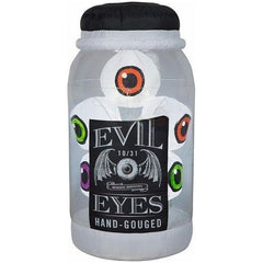 Gemmy Inflatables Inflatable Party Decorations 5.5' Flashing Evil Eyes Jar by Gemmy Inflatables 781880270621 224440
