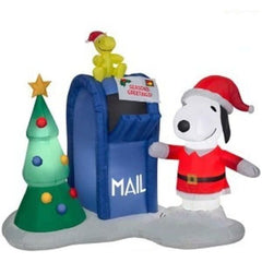 Gemmy Inflatables Inflatable Party Decorations 5' Snoopy and Woodstock Mailbox Scene by Gemmy Inflatables 781880204527 85285